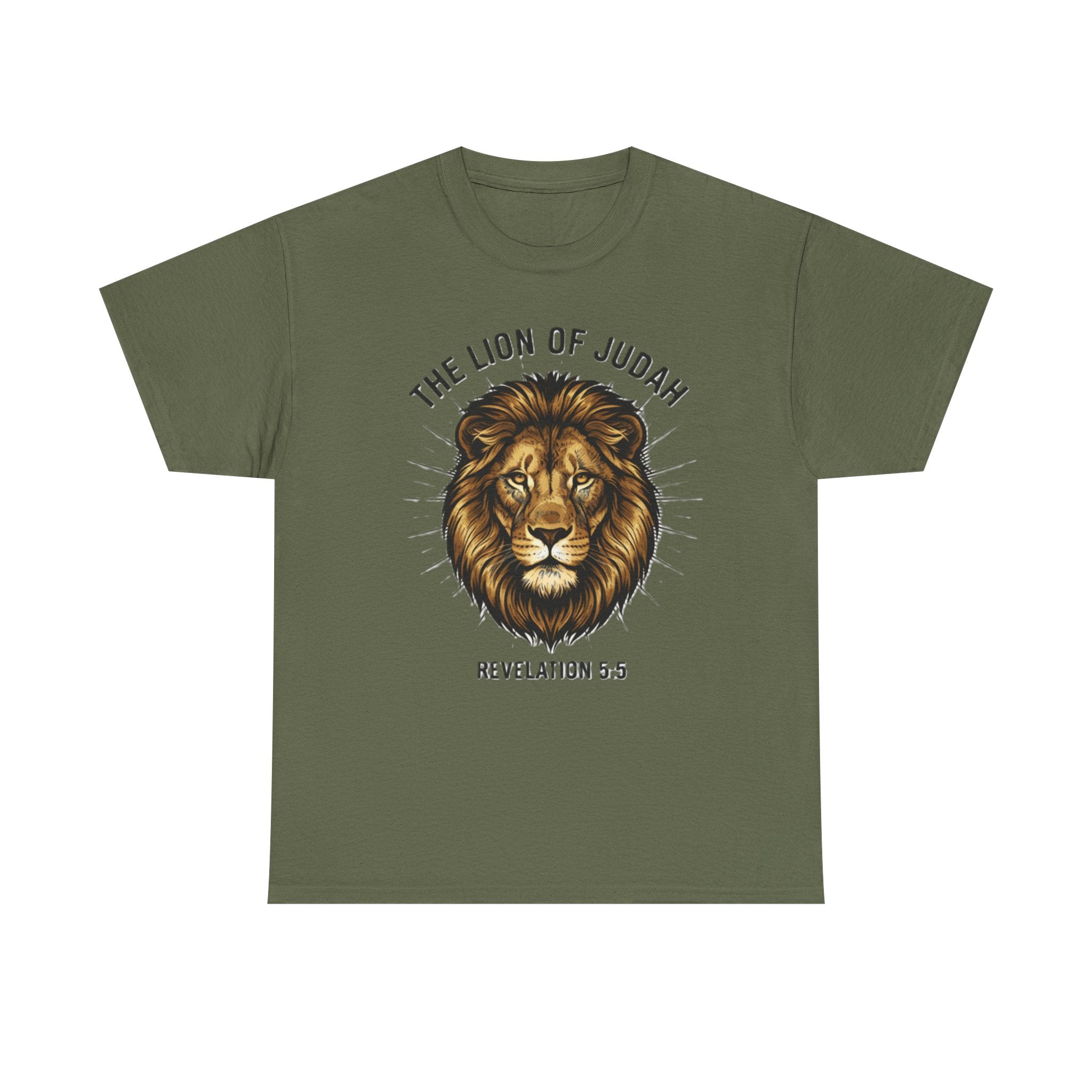 Lion of Judah T‑Shirt — Revelation 5:5 Faith Tee
