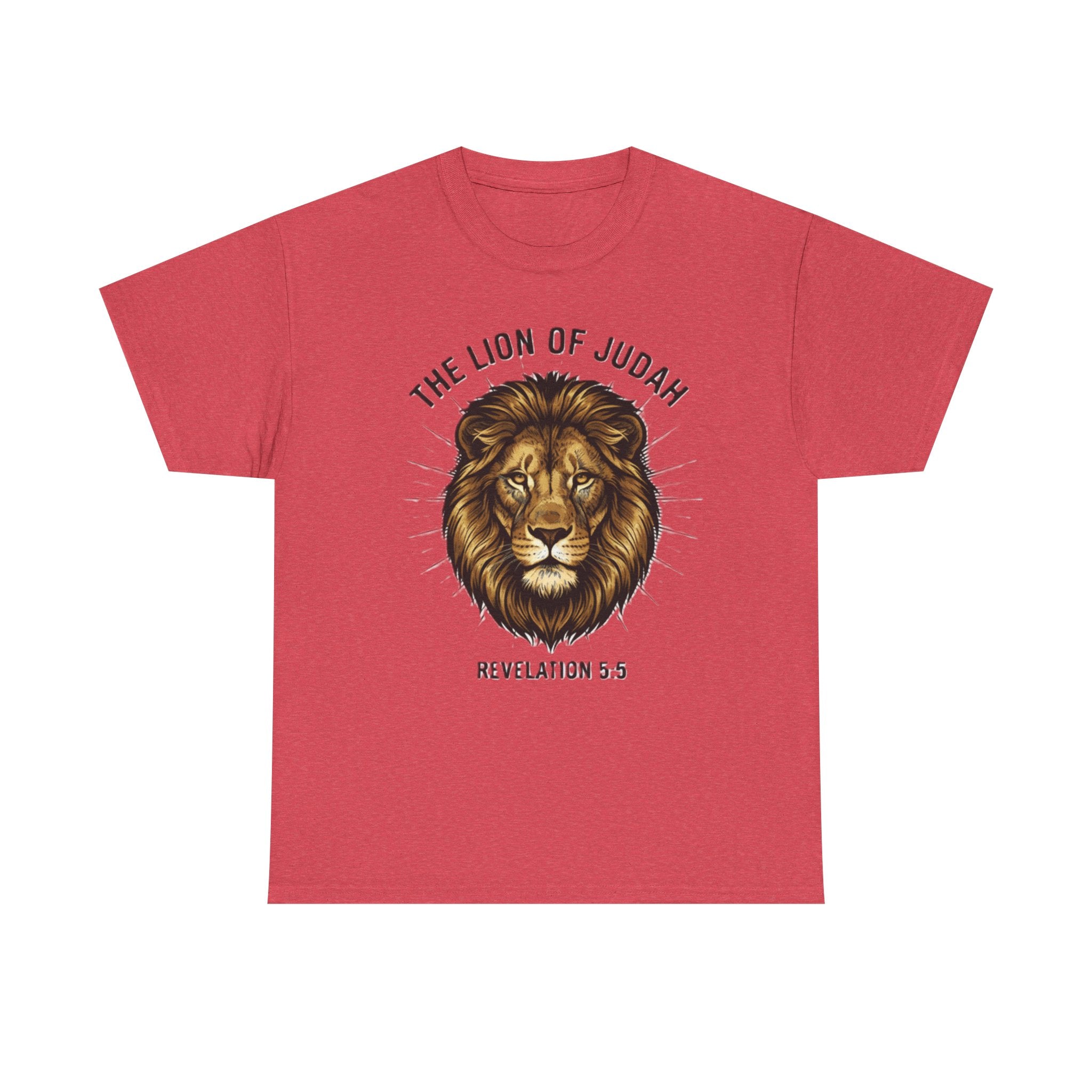 Lion of Judah T‑Shirt — Revelation 5:5 Faith Tee