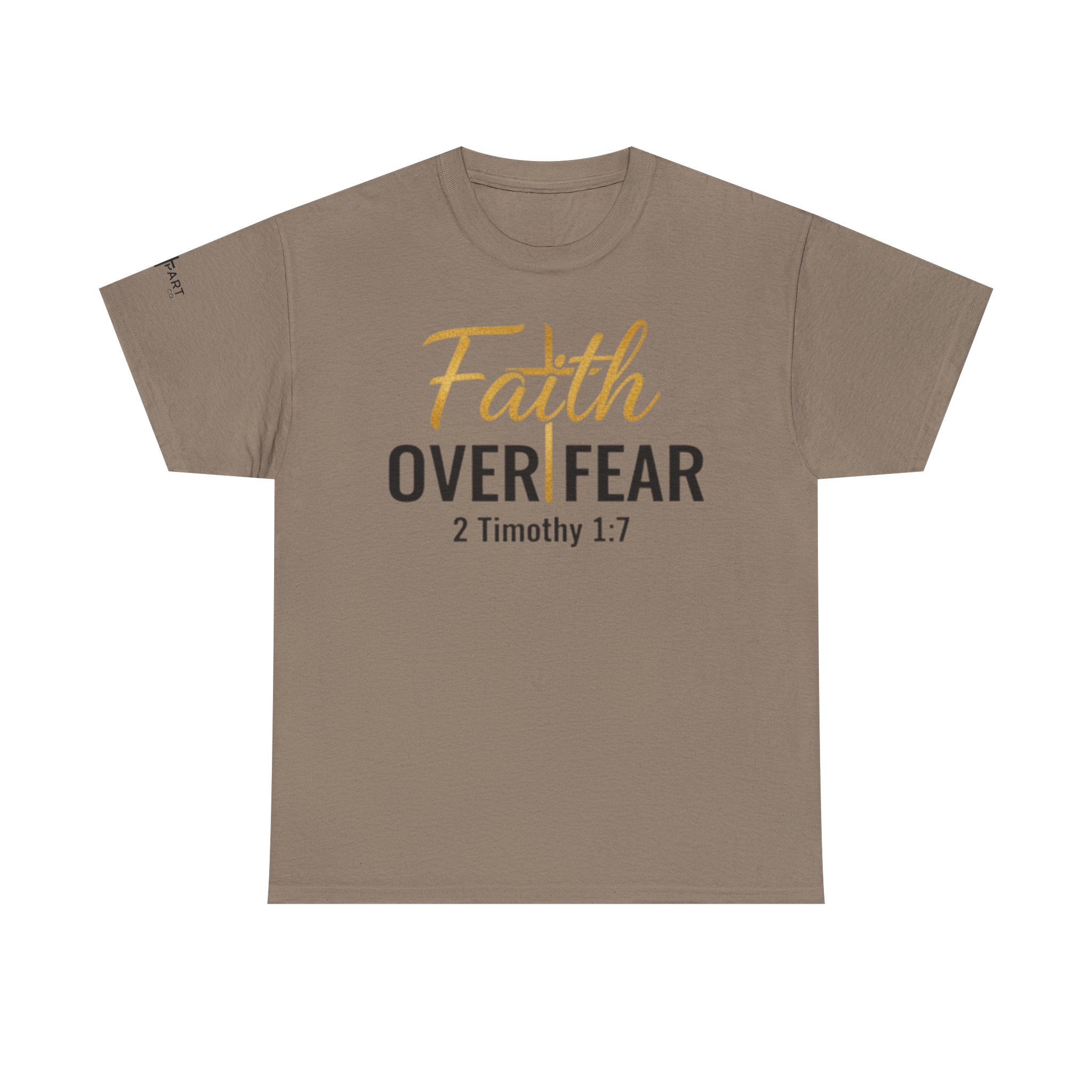 Faith Over Fear T‑Shirt – 2 Timothy 1:7 Christian Inspirational Tee