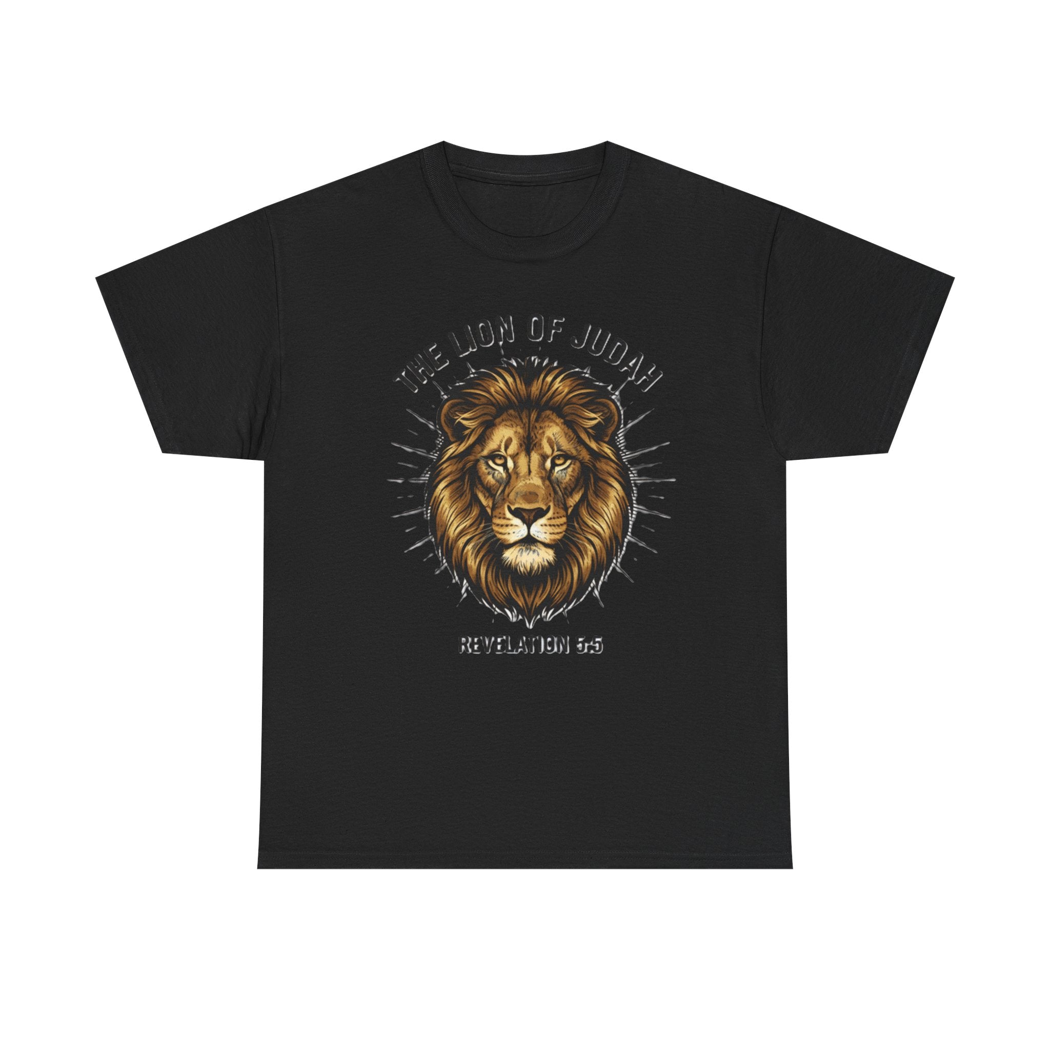 Lion of Judah T‑Shirt — Revelation 5:5 Faith Tee