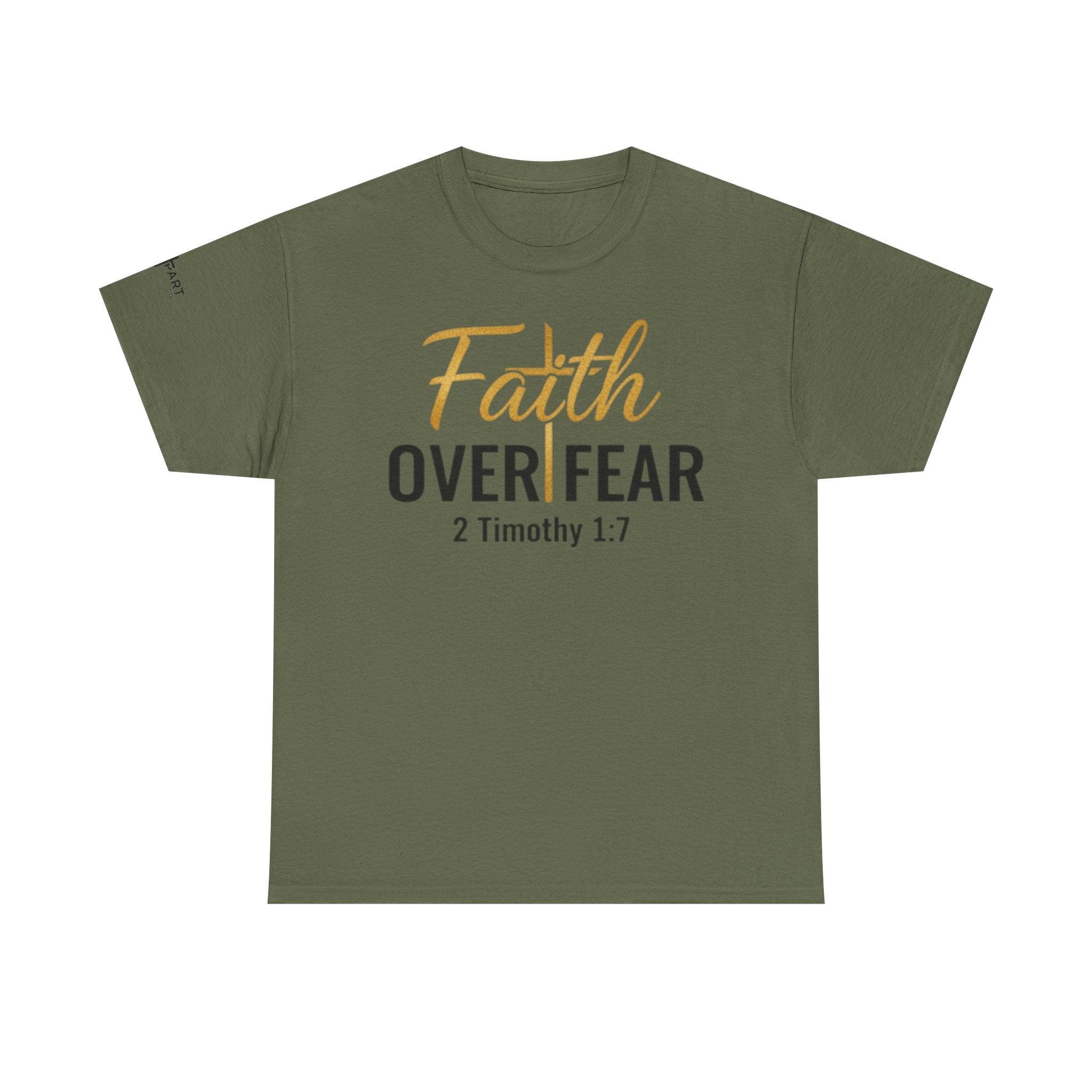 Faith Over Fear T‑Shirt – 2 Timothy 1:7 Christian Inspirational Tee