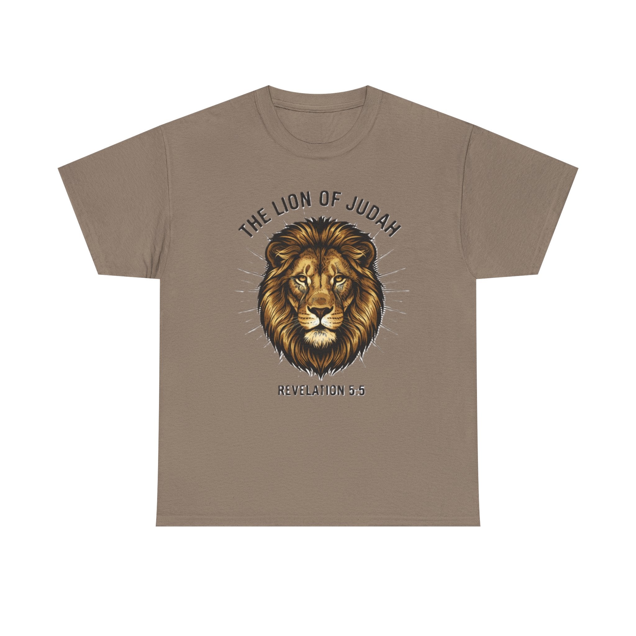 Lion of Judah T‑Shirt — Revelation 5:5 Faith Tee