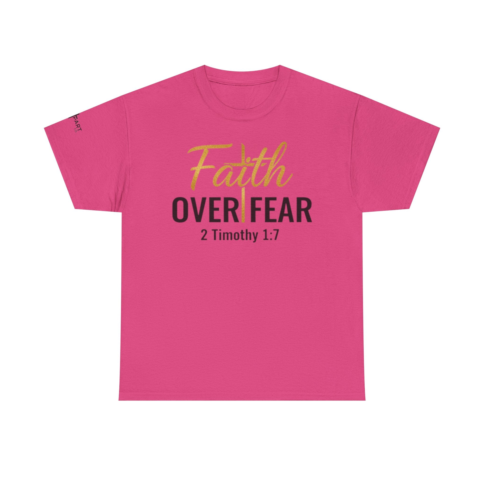 Faith Over Fear T‑Shirt – 2 Timothy 1:7 Christian Inspirational Tee