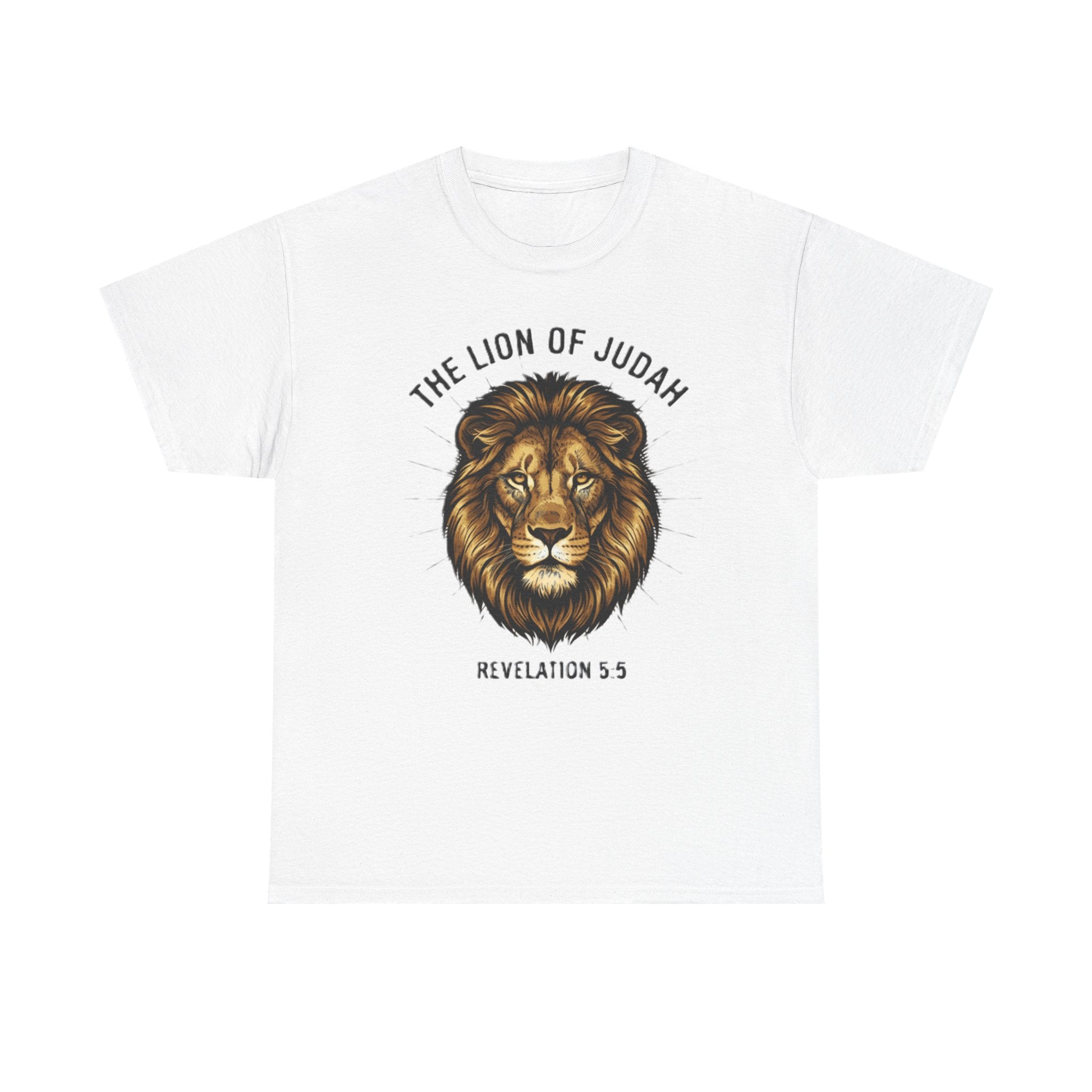 Lion of Judah T‑Shirt — Revelation 5:5 Faith Tee